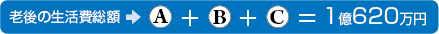老後の生活費総額